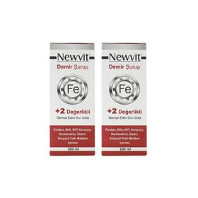Newvit Demir 2x200 ml Şurup