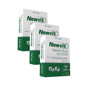 Newvit Vitamin D3 K2 3x30 ml Sprey