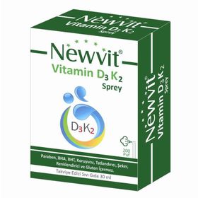 Newvit Vitamin D3 K2 İçeren 30 ml Sprey