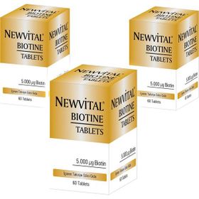 Newvital Biotin 5000 mcg 3x60 Tablet