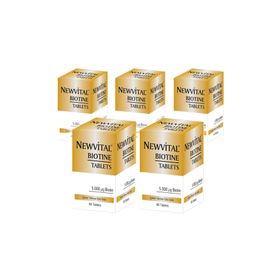 Newvital Biotin 5000 mcg 5x60 Tablet