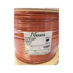 Nexans CAT6 500M 23AWG 0.58 mm UTP %100 Bakır LSZH Halogen Free Makara Kablo