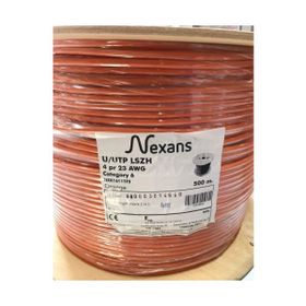 Nexans CAT6 500M 23AWG 0.58 mm UTP %100 Bakır LSZH Halogen Free Makara Kablo