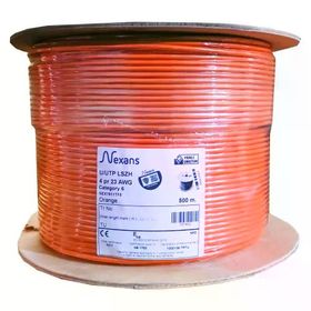 Nexans NEX1611TF5 CAT6 500 m 23AWG 0.58 mm UTP Turuncu Makara Kablo