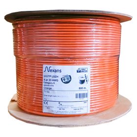 Nexans NEX1611TF5 CAT6 500 m 23AWG 0.58 mm UTP Turuncu Makara Kablo