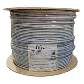 Nexans NEX1611TO5 CAT6 500 m 23AWG 0.58 mm UTP Gri Makara Kablo