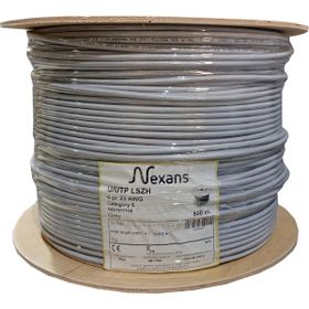 Nexans NEX1611TO5 CAT6 500 m 23AWG 0.58 mm UTP Gri Makara Kablo