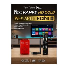 Next Kanky HD Gold Wi-Fi Mini Uydu Alıcısı