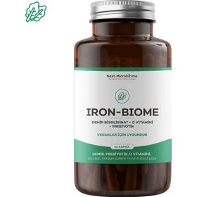 Next-Microbiome Iron-Biome Demir Prebiyotik C Vitamini 60 Kapsül