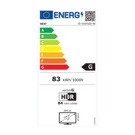 Next YE-55GFSG8-4K 55 inç 140 Ekran 4K Ultra HD Google LED TV