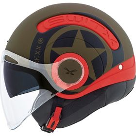 Nexx SX.10 Hero Mat Yeşil Yarım Motosiklet Kaskı
