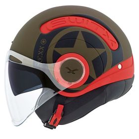 Nexx SX.10 Hero Mat Yeşil Yarım Motosiklet Kaskı