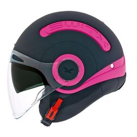 Nexx SX.10 Mat Pembe-Siyah Yarım Motosiklet Kaskı
