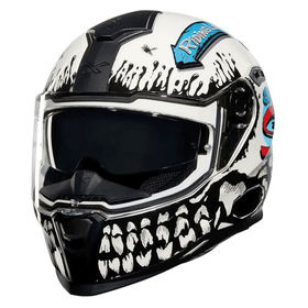 Nexx SX-100 Beyaz Big Shot Kapalı Motosiklet Kask
