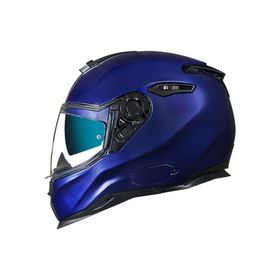 Nexx SX.100 Enigma Mat Mavi Motorsiklet Kaskı