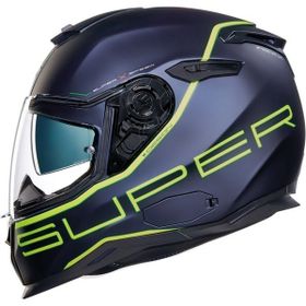 Nexx Sx.100 Superspeed Mat Mavi-Sarı Motorsiklet Kaskı