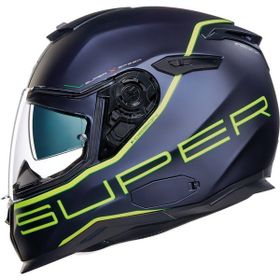 Nexx Sx.100 Superspeed Mat Mavi-Sarı Motorsiklet Kaskı