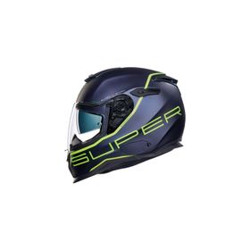 Nexx Sx.100 Superspeed Mat Mavi-Sarı Motorsiklet Kaskı