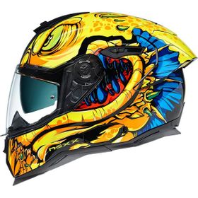 Nexx SX.100R Abisal Sarı-Mavi Motorsiklet Kaskı