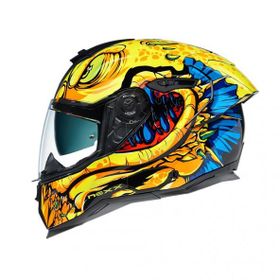 Nexx SX.100R Abisal Sarı-Mavi Motorsiklet Kaskı