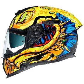 Nexx SX.100R Abisal Sarı-Mavi Motorsiklet Kaskı