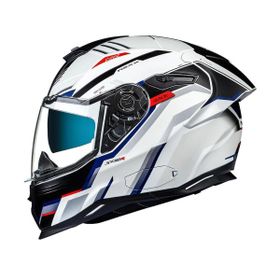 Nexx SX.100R Gridline Full Face Beyaz Motosiklet Kaskı