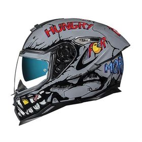 Nexx SX.100R Hungry Miles Full Face Gri Motosiklet Kaskı