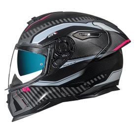 Nexx SX.100R Skıdder Full Face Siyah Motosiklet Kaskı
