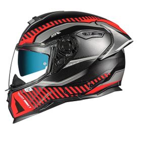 Nexx SX.100R Skıdder Full Face Siyah Motosiklet Kaskı