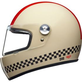 Nexx X.G100R Finish Line Full Face Beyaz Kırmızı Motosiklet Kaskı