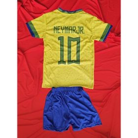 Neymar 10 Brezilya Sarı Yeşil Özel Tasarım Forma