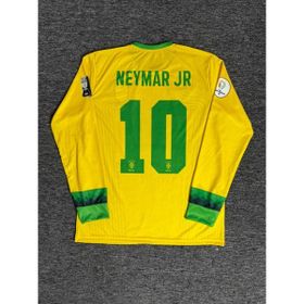 Neymar Jr 10 Brezilya 2010 Sarı Uzun Kol Nostalji Forması