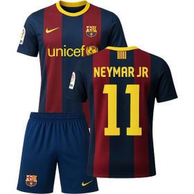 Neymar Jr Nostalji Bordo Barcelona 2011 London Şampiyonlar Ligi Finali 3'lü Çoçuk Futbol Forma Seti