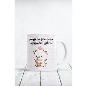 Neyse Ki Prensesim Üstesinden Gelirim Baskılı Kupa