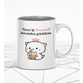 Neyse Ki Prensesim Üstesinden Gelirim Baskılı Kupa