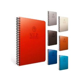 Nezih 17x24 cm Gıpta Vip 140 Yaprak Çizgili Deri Kapak Spiralli Defter