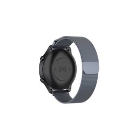Nezih Case Huawei Watch GT 3 SE Ultimate 46 mm Uyumlu 22 mm Metal Gri Kordon
