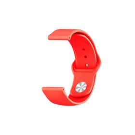 Nezih Case Xiaomi Mi Watch Color Uyumlu 22 mm Silikon Kırmızı Kordon