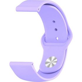 Nezih Case Xiaomi Mi Watch Color Uyumlu 22 mm Silikon Lila Kordon