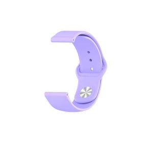 Nezih Case Xiaomi Mi Watch Color Uyumlu 22 mm Silikon Lila Kordon