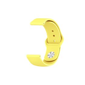 Nezih Case Xiaomi Mi Watch Color Uyumlu 22 mm Silikon Sarı Kordon
