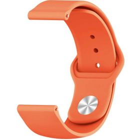 Nezih Case Xiaomi Mi Watch Color Uyumlu 22 mm Silikon Turuncu Kordon