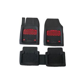 Nibirun Fiat Linea Uyumlu Universal Derin Havuzlu Paspas Krom Kırmızı