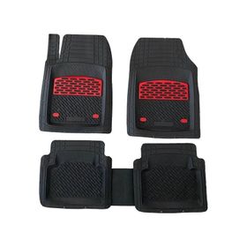 Nibirun Fiat Linea Uyumlu Universal Derin Havuzlu Paspas Krom Kırmızı