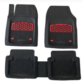 Nibirun Fiat Linea Uyumlu Universal Derin Havuzlu Paspas Krom Kırmızı