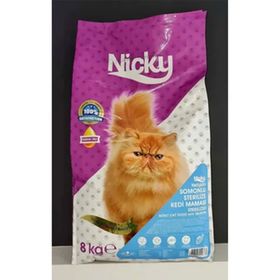 Nicky 8 kg Sterilize Somonlu Kedi Maması