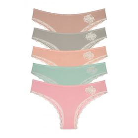 Nicoletta Mixcolor 5'li Brazillian Kadın Külot