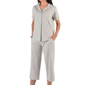 Nicoletta Yeşil Kısa Kollu Kadın Pijama Takımı