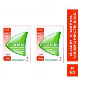Nicorette 1.Adım 25 mg 2 li Paket Nikotin Bandı