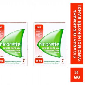 Nicorette 1.Adım 25 mg 2 li Paket Nikotin Bandı